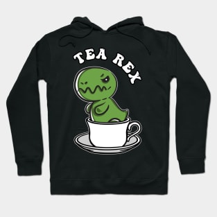 Tea Rex kawaii Dinosaur T-Rex Hoodie